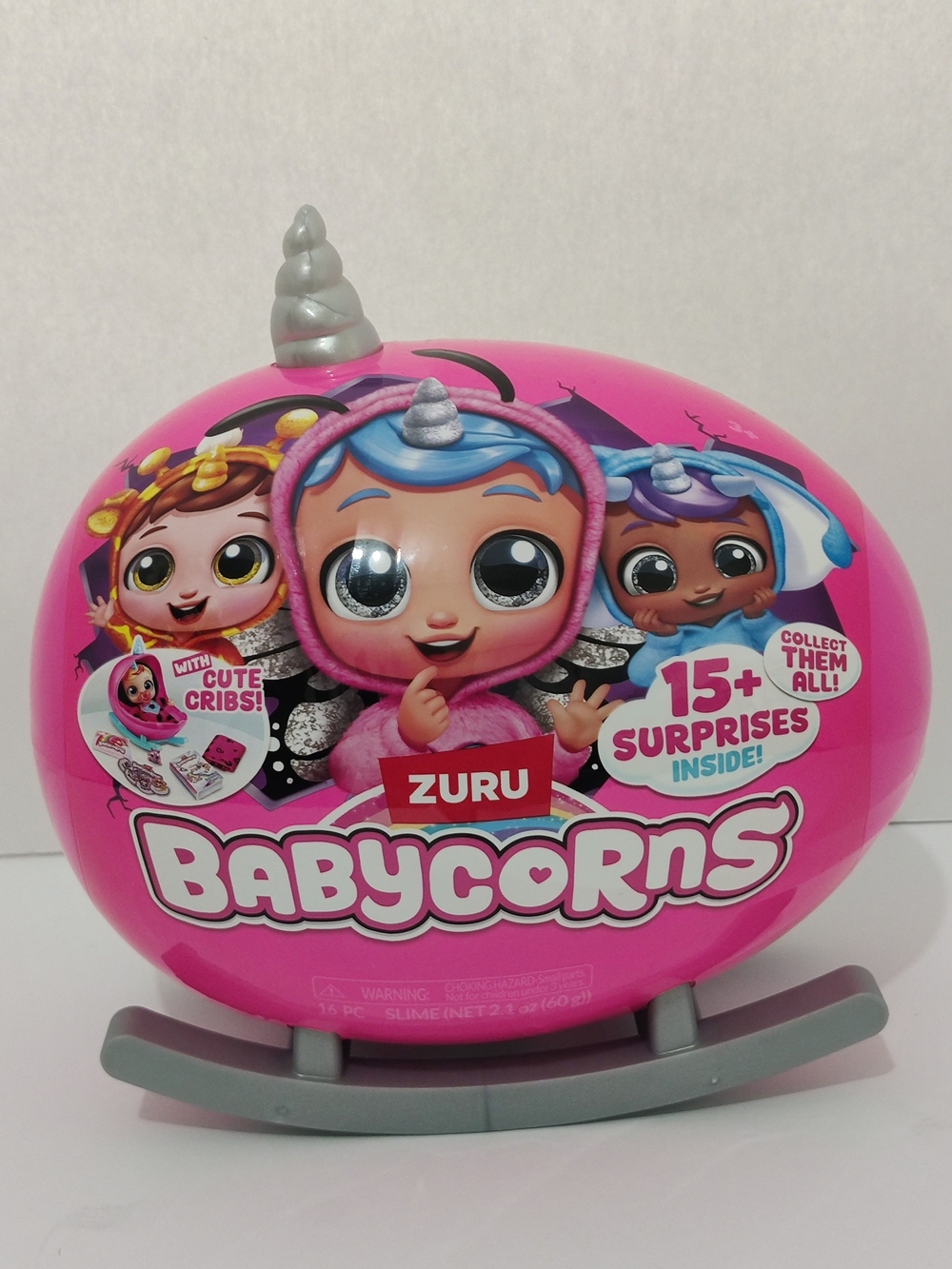 ZURU Babycorns Surprise Pod Toy – Bright Pink Collectible Play Set